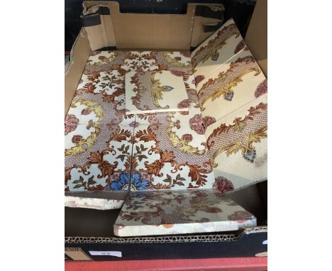 A box of vintage tiles 