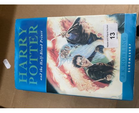 First edition of Harry Potter and the Half-Blood Prince with error on page 99. 