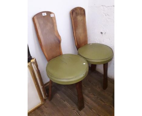 A Pair of vintage mid 20th century chairs by Reynolds of Ludlow. 