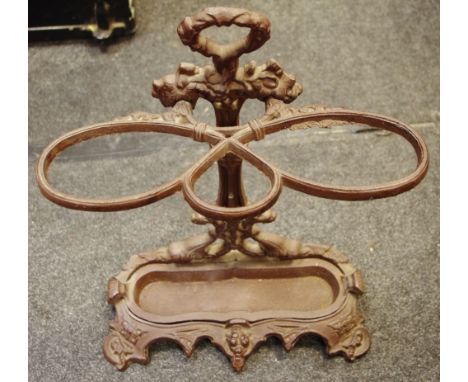 A cast iron stick stand 