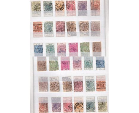 STAMPS British Commonwealth mint and used in stockbook QV- GVI some duplication, massive Cat Value. careful viewing recommend
