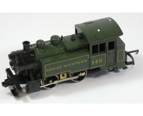 A Lima models HO gaugeelectric train set to include a Great Western locomotive 148, coaches and track 