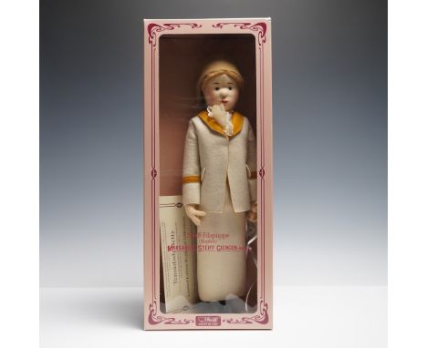 Steiff felt doll titled Tennislady Betty, a replica based on the original Steiff felt dolls first introduced in the early 20t
