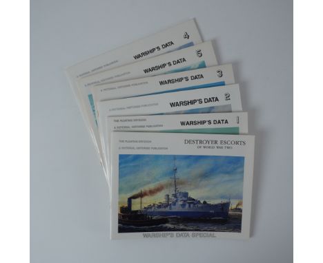 This collection of six softcover books provides detailed naval history and technical insights into World War II warships. The