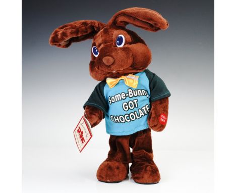 This musical plush Chocolate Bunny from PBC International™s Musical Collection delights with its vibrant personality and clas