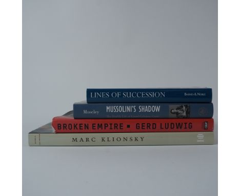 This collection of four hardcover books delves into themes of power, legacy, and downfall, offering insights into political h