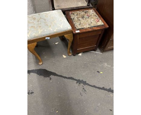 Victorian mahogany framed box commode
