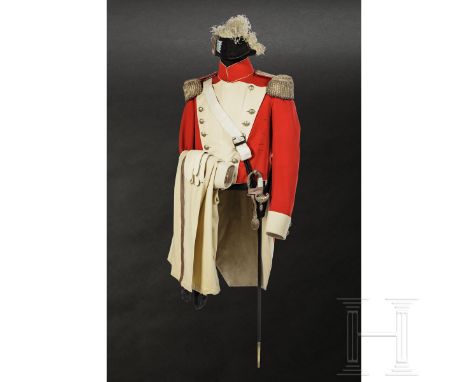 Prinz Alfons von Bayern (1862 - 1933) - sogenannte "Rote" Uniform des Hausritterordens vom Hl. Georg als Großprior des Ordens