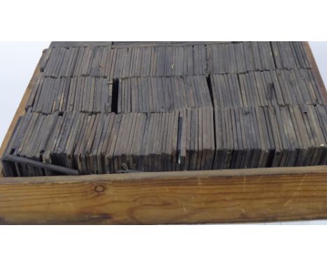 A Quantity of Vintage Lantern Slides, of Norwegian interest and comic nursery interest.