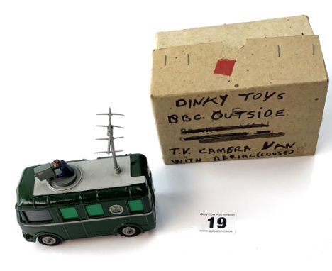 Dinky Supertoys 968 TV Roving Eye BBC Camera Van with aerial (loose)