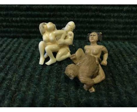 Two erotic netsuke 