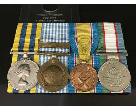 A Korea medal group named to 22441039 PTE. R. Ridley Duke of Wales Regiment