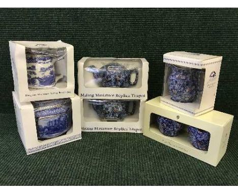 A tray of Ringtons chintz sugar basin, teapots, Millennium castle jar etc 