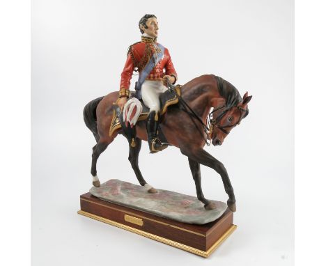 A Royal Worcester limited edition model, Wellington, from the Famous Military Commanders Series, modelled by Bernard Winskill