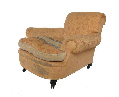 A 19th century armchair, in the Howard style