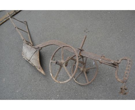Vintage agriculture - a cast iron plough