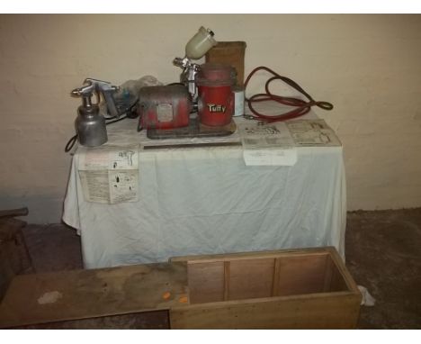 A BOX OF ASSORTED TOOLS ETC.