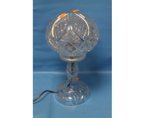 A GLASS LAMP