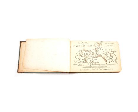 Edward Lear, A Book of Nonsense, eighth edition, published by Routledge, Warne &amp; Routledge.