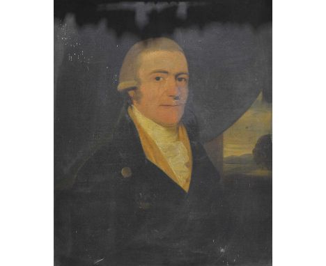 Victorian School,Portrait of Gentleman,oil on canvas, unsigned,75x62cm, (a.f.).