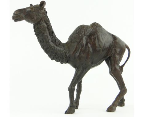 A bronze camel, height 9.5".