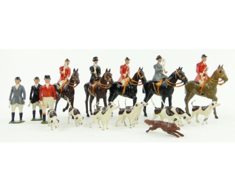 Britains fox hunting set.