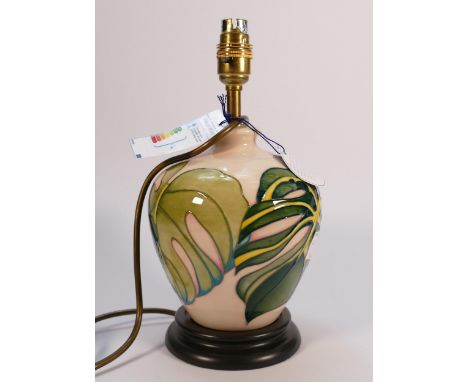 Moorcroft Palm House Lamp Base: height 