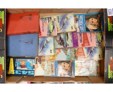A collection of Thunderbirds Vintage Hard &amp; Softback Books: 