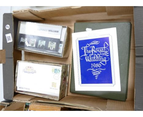 A mixed collection of Stamp Related items to include: 1975 - 1978 first day cover album, later presentation packs etc 