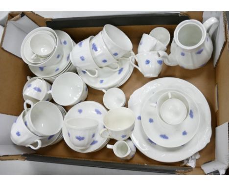 Adderley tea ware: to include teapot, cups, saucers, cake plate etc 