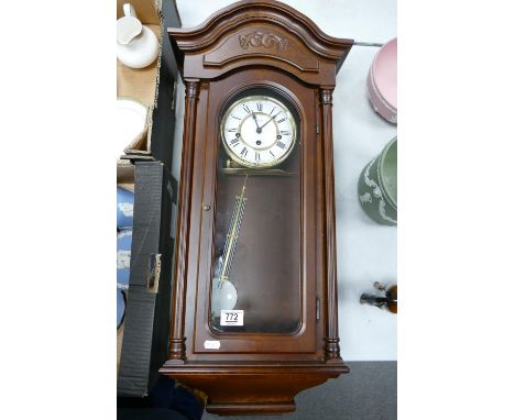 Modern Hermle Chiming Wall Clock: 