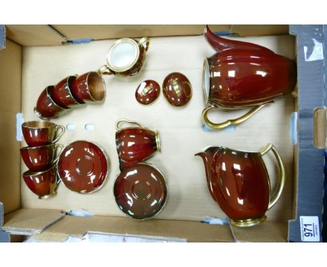 Carltonware Rouge Royale Coffee Set: 16 pieces 