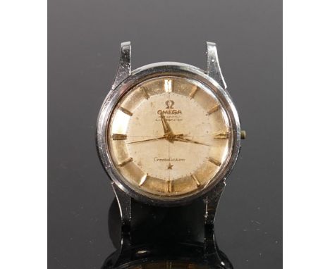 Omega Constellation automatic chronometer gents wristwatch: Caliber 551 24 jewel movement.  Circa 1970's, winder missing, sol