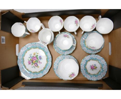 Royal Albert Enchantment Patterned Tea Set: 