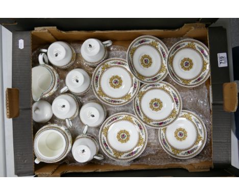 Wedgwood Columbia Patterned 14 piece tea set: 