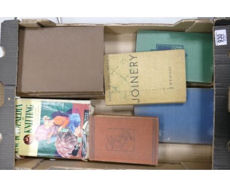 A collection of Woodworking theme Hardback Vintage Books: 