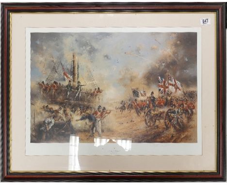 David Cartwright Large Framed A Time for Hero's Print: 67 x 84cm 