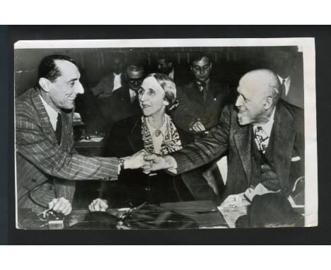 One gelatin silver print or original vintage press photographic reproduction from the archives of the Star Tribune depicting 