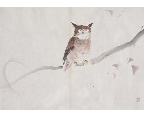 Three Japanese Woodblock Prints by Ichiryu Toyokuni; a woodblock print by Utagawa Kunisada; a printed double-page from Kono B