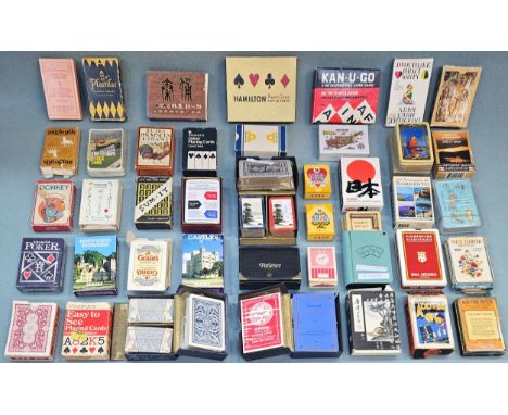 Quantity of Approx. 40+ sets of mostly vintage playing cards and card games etc
all unchecked some unopened