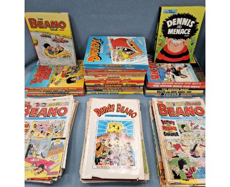 Various vintage children's annuals and magazines Inc. Beano, Dandy, Bash St Kids, etc
all used unchecked