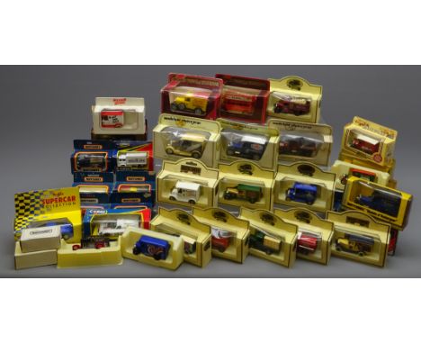 Various makers - thirty-five die-cast models by Corgi, Lledo, Days Gone, Maisto etc including promotional and commercial vehi