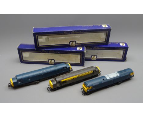 Lima '00' gauge - three diesel locomotives comprising Class 37 Dutch No.37254, Class 40 No.40140 and Class 47 No.D1957, all w