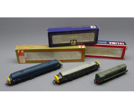 Lima '00' gauge - three diesel locomotives comprising Class 37 No.37350(D6700), Class 46 No.46026 and Class 20 No.8020, all b