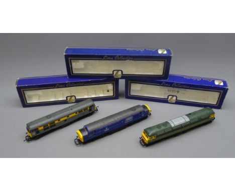 Lima '00' gauge - three diesel locomotives comprising Class 31 'The Blackcountryman' No.31106, Class 37 'Mainline Stratford' 
