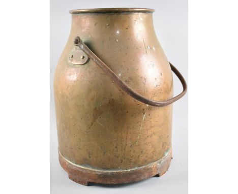 A Vintage Copper Milking Unit Base 