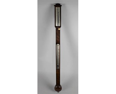 A Reproduction Stick Barometer by Comitti and Son, London 