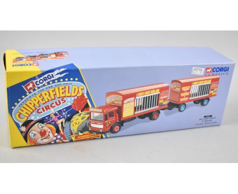 A Boxed Corgi AEC Caged Truck and Trailer 