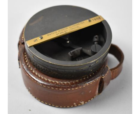 A Leather Cased Watkin Mirror Clinometer by Stanley of London, No 7834 