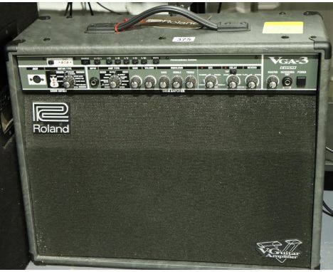 Roland VGA-3 guitar amplifier with inbuilt FX. No visible structural damage or wear to exterior. Knots, buttons and port hole